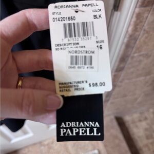 Adrianna Papell Classic Black Dress